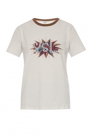 Logo t-shirt, zdjęcie 1 Logo t-shirt od Saint Laurent